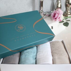 Gästehandtücher in Geschenkbox