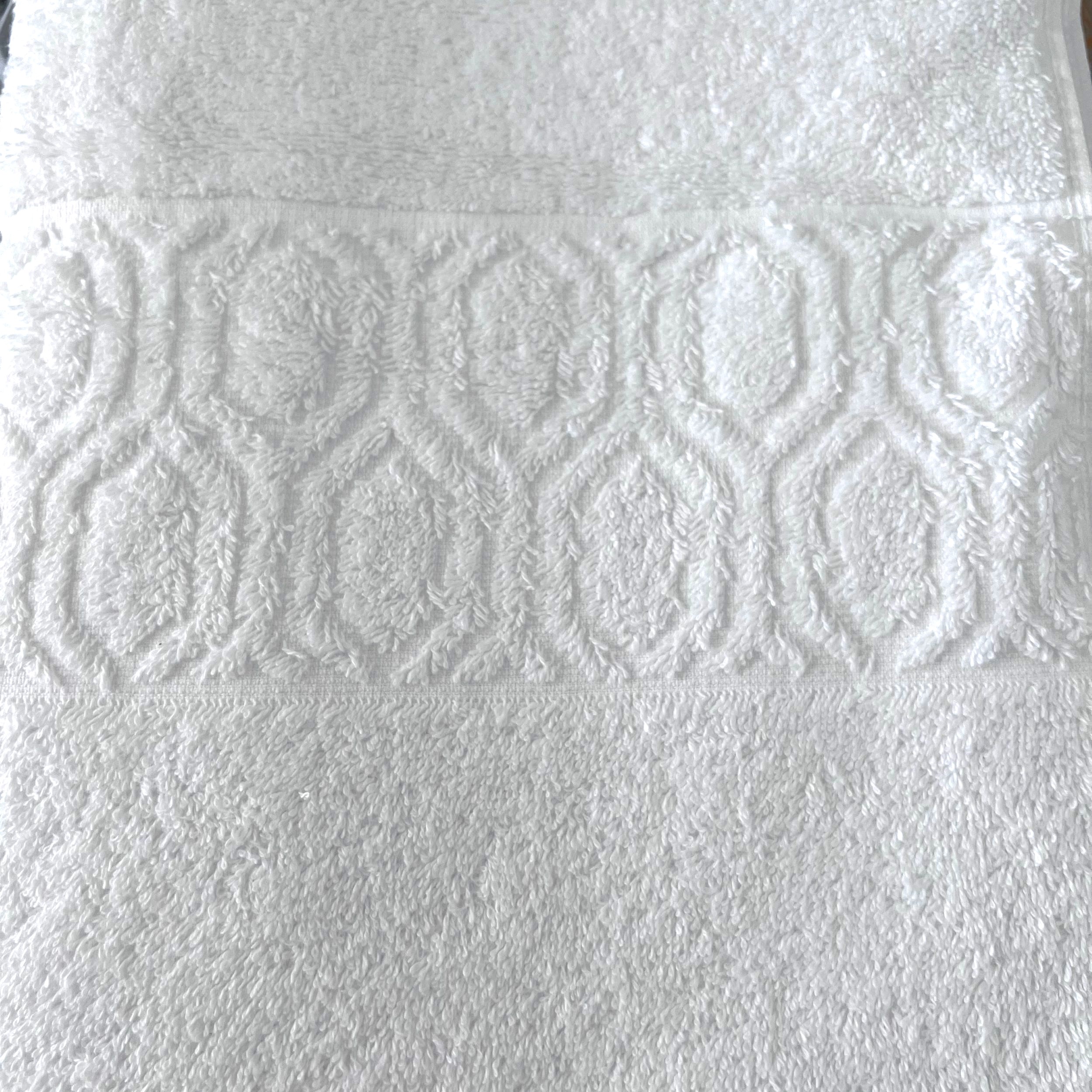 Handtuch Jaquard weiß