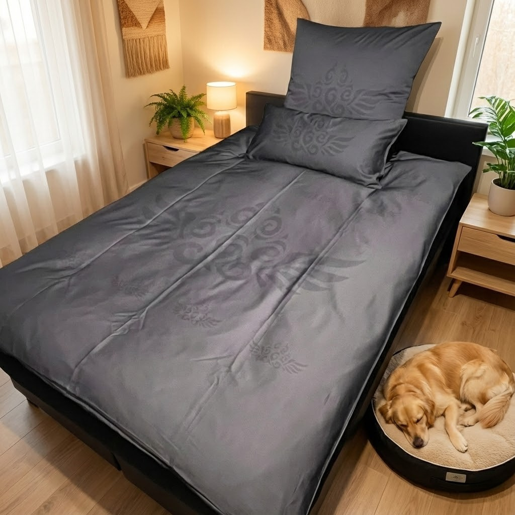 Bettwäsche anthrazit